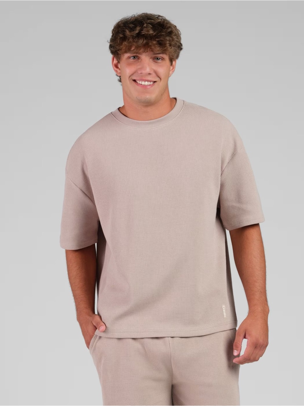 Comfrt Waffle Knit Unisex Lounge Tee
